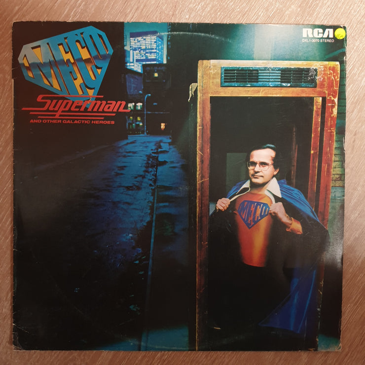 Meco ‎– Superman And Other Galactic Heroes -  Vinyl LP Record - Very-Good+ Quality (VG+) - C-Plan Audio