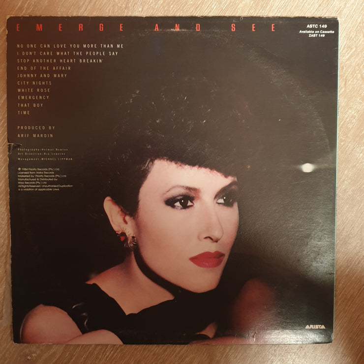 Melissa Manchester ‎– Emergency -  Vinyl LP Record - Very-Good+ Quality (VG+) - C-Plan Audio