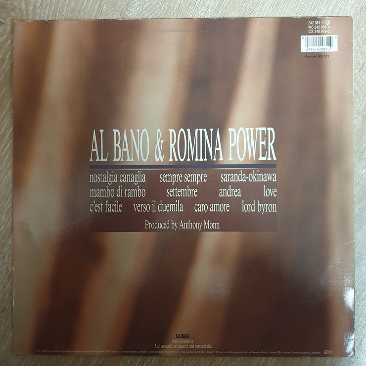 Al Bano & Romina Power ‎– Sempre Sempre -  Vinyl LP Record - Very-Good+ Quality (VG+) - C-Plan Audio