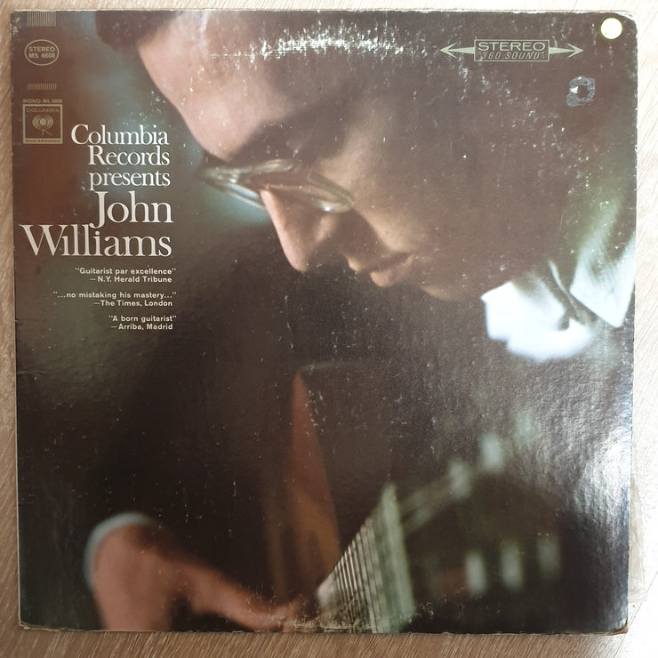 John Williams ‎– Columbia Records Presents John Williams -  Vinyl LP Record - Very-Good+ Quality (VG+) - C-Plan Audio