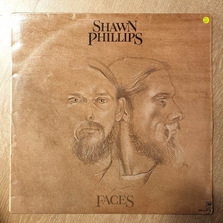 Shawn Phillips – Faces - Vinyl LP Record - Very-Good+ Quality (VG+) - C-Plan Audio