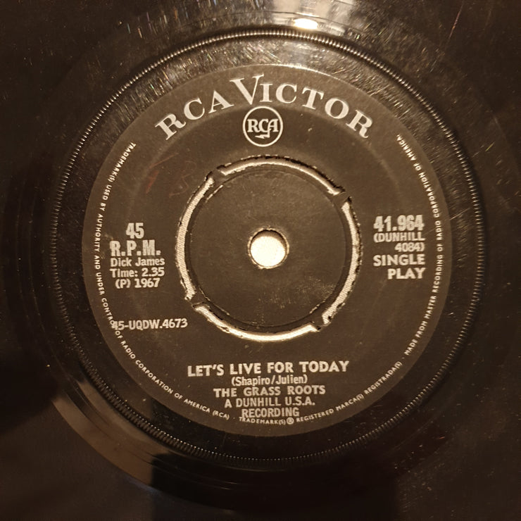 The Grassroots - Let's Live For Today - Vinyl LP Record - Opened  - Good Quality (G) - C-Plan Audio