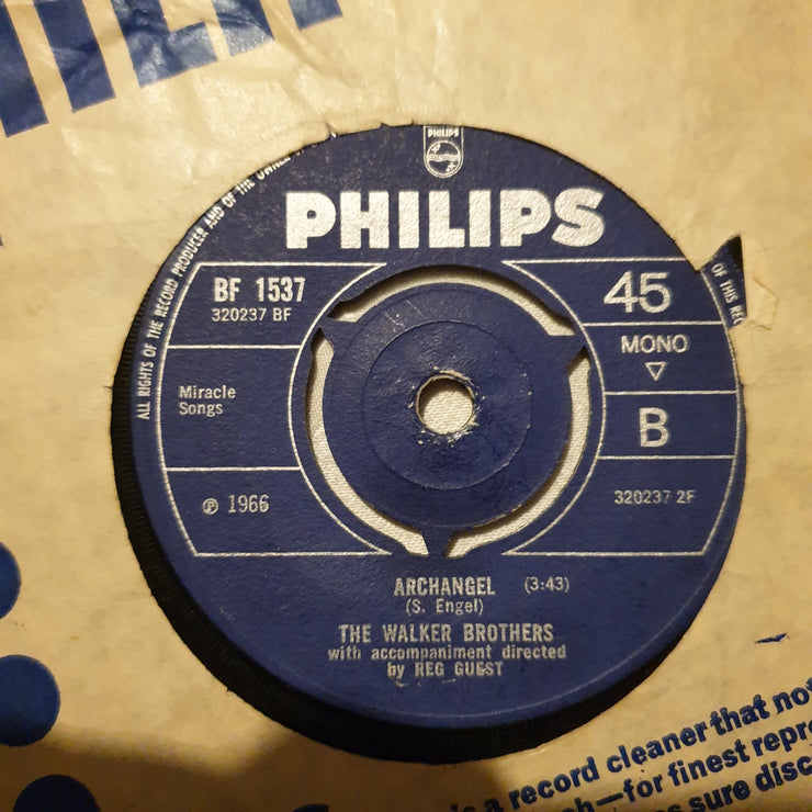 The Walker Brothers ‎– Deadlier Than The Male - Vinyl 7" Record - Good Quality (G) - C-Plan Audio