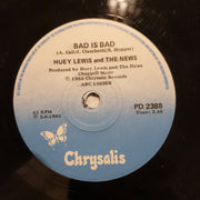 Huey Lewis And The News ‎– The Power Of Love - Vinyl 7" Record - Very-Good- Quality (VG-) - C-Plan Audio