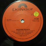 Gunter Brausinger ‎– Wedding March (From "A Midsommer Night's Dream") - Vinyl 7" Record - Good+ Quality (G+) - C-Plan Audio
