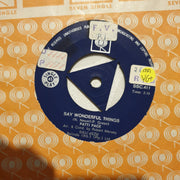 Patti Page ‎– Say Wonderful Things - Vinyl 7" Record - Very-Good+ Quality (VG+) - C-Plan Audio