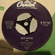 Nelson Riddle And His Orchestra ‎– De Guello (No Quarter) / Blue Safari - Vinyl 7" Record - Opened  - Very-Good Quality (VG) - C-Plan Audio