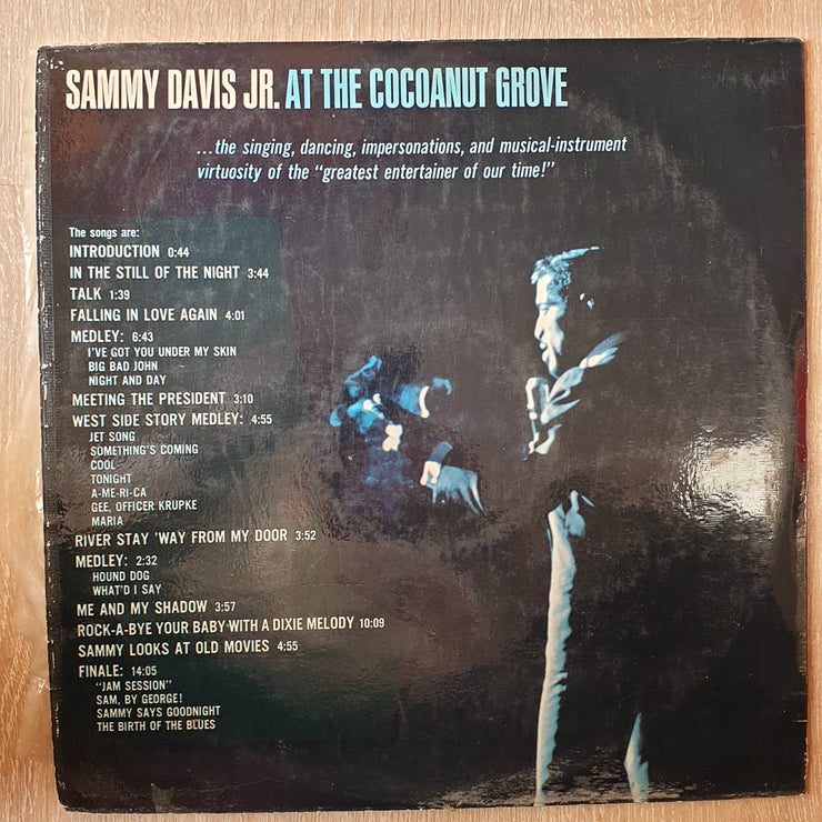 Sammy Davis Jr. ‎– At The Cocoanut Grove  -  Double  Vinyl LP Record - Very-Good+ Quality (VG+) - C-Plan Audio