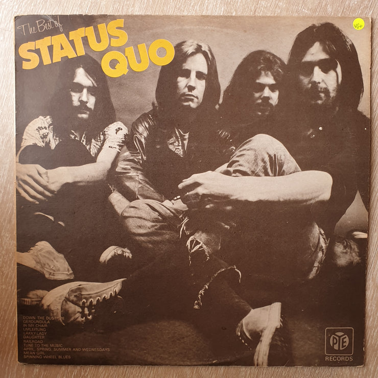 Status Quo ‎– The Best Of Status Quo (UK) -  Vinyl LP Record - Very-Good+ Quality (VG+) - C-Plan Audio