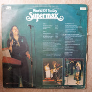 Supermax ‎– World Of Today ‎– Vinyl LP Record - Opened  - Good Quality (G) - C-Plan Audio
