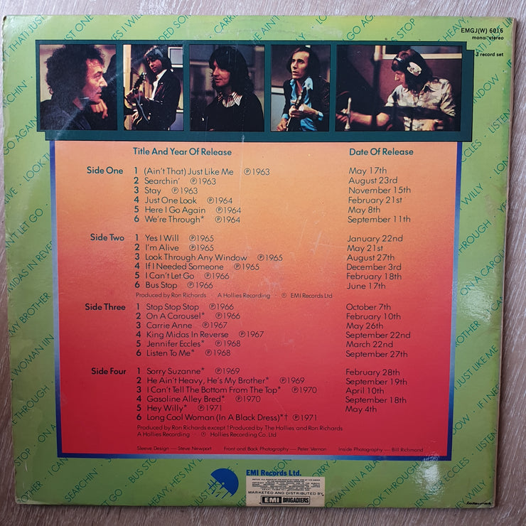 The Hollies - The History of The Hollies - Double Vinyl LP Record - Opened  - Very-Good Quality (VG) - C-Plan Audio