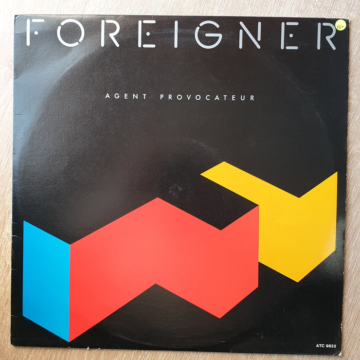 Foreigner ‎– Agent Provocateur - Vinyl LP Record - Very-Good+ Quality (VG+) - C-Plan Audio