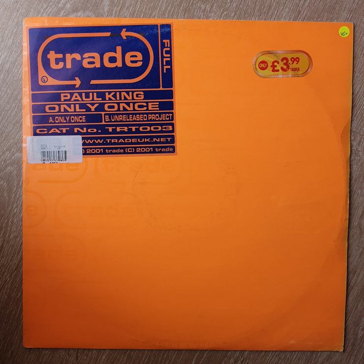 Paul King ‎– Only Once - Vinyl LP Record - Very-Good+ Quality (VG+) - C-Plan Audio