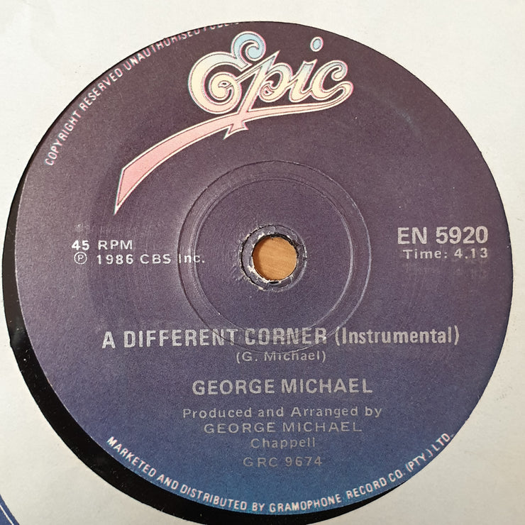 George Michael ‎– A Different Corner - Vinyl 7" Record - Opened  - Very-Good Quality (VG) - C-Plan Audio