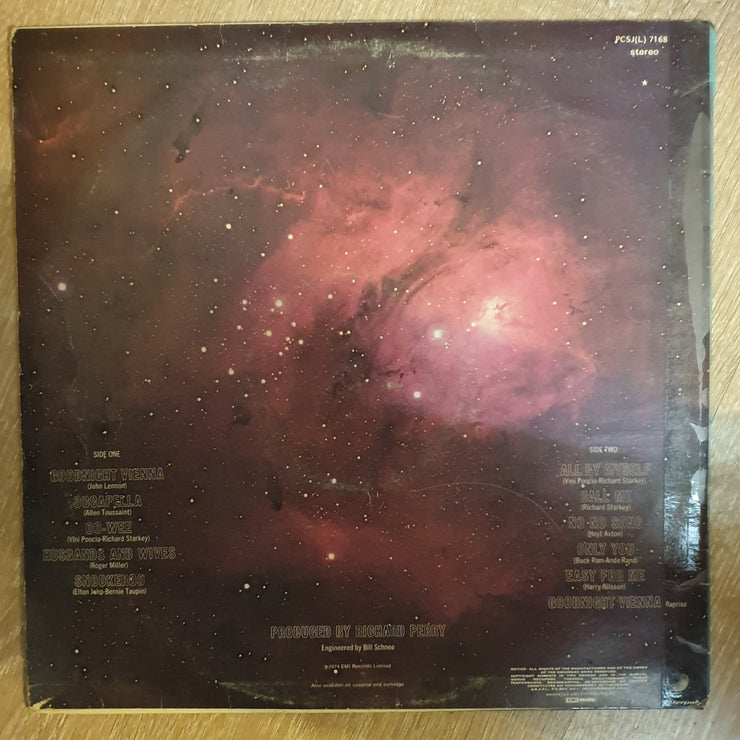 Ringo Starr ‎– Goodnight Vienna  - Vinyl LP Record - Opened  - Very-Good- Quality (VG-) - C-Plan Audio