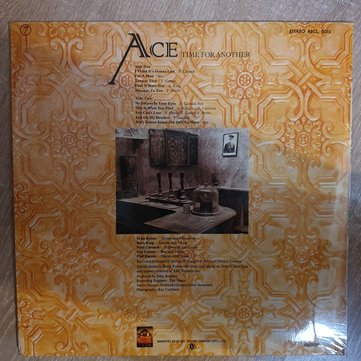 Ace ‎– Time For Another -  Vinyl LP Record - Very-Good+ Quality (VG+) - C-Plan Audio