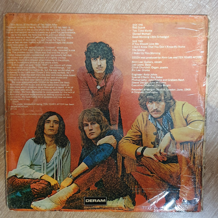 Ten Years After ‎– Ssssh. -  Vinyl LP Record - Opened  - Good+ Quality (G+) (Vinyl Specials) - C-Plan Audio
