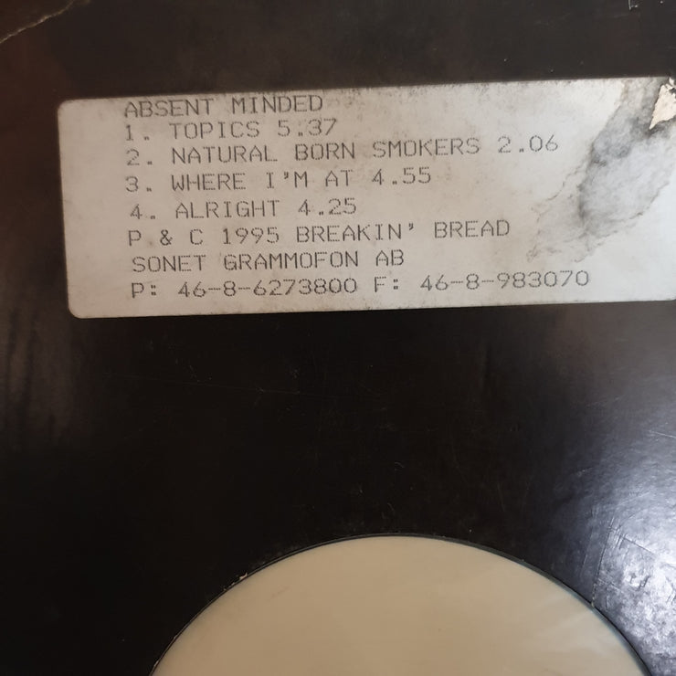 Absent Minded ‎– Vinyl LP Record - Opened  - Very-Good- Quality (VG-) - C-Plan Audio