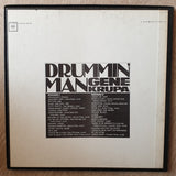 Gene Krupa ‎– Drummin' Man Box Set - Double Vinyl LP Record - Very-Good+ Quality (VG+) - C-Plan Audio