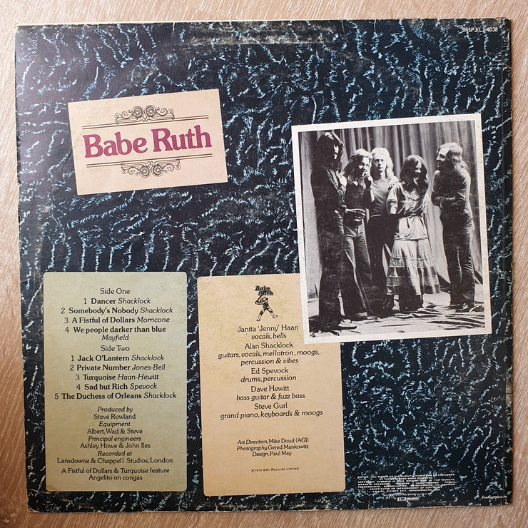 Babe Ruth ‎– Babe Ruth -  Vinyl LP Record - Very-Good+ Quality (VG+) - C-Plan Audio