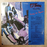 P.J. Powers ‎– Living On Dreams -  Vinyl LP Record - Very-Good+ Quality (VG+) - C-Plan Audio