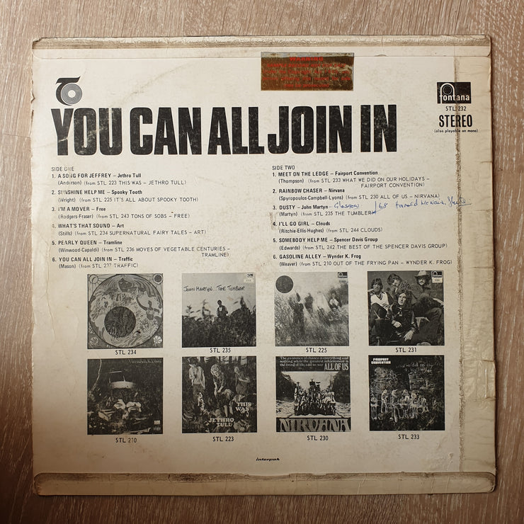 You Can All Join In -  Sampler - Original Artists - Vinyl LP Record - Opened  - Very-Good Quality (VG) - C-Plan Audio