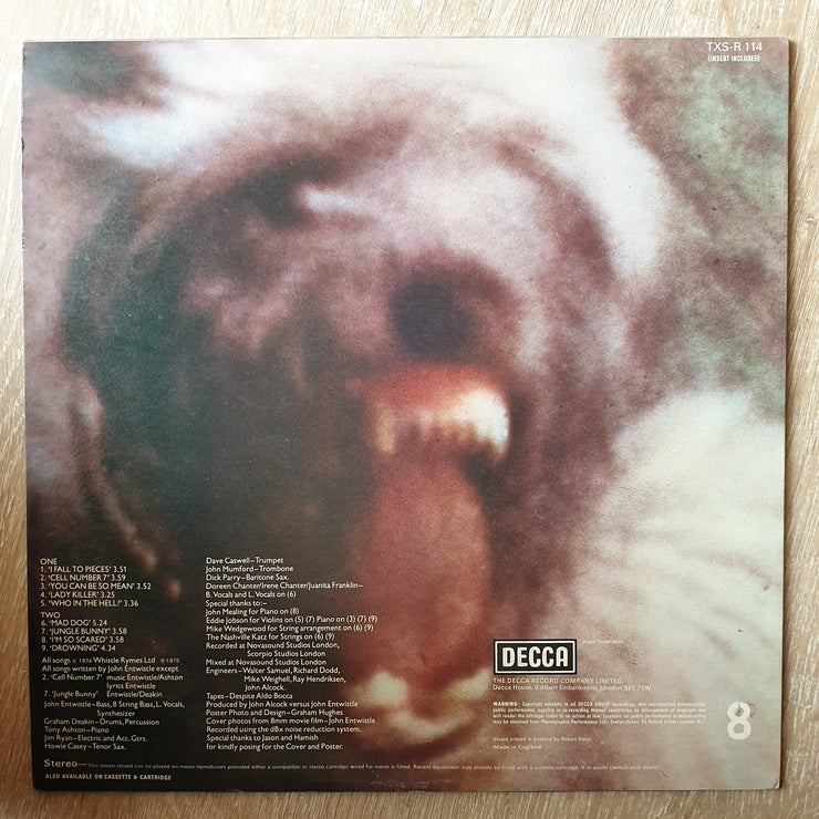 John Entwistle's Ox ‎– Mad Dog (UK) ‎– Vinyl LP Record - Very-Good+ Quality (VG+) - C-Plan Audio