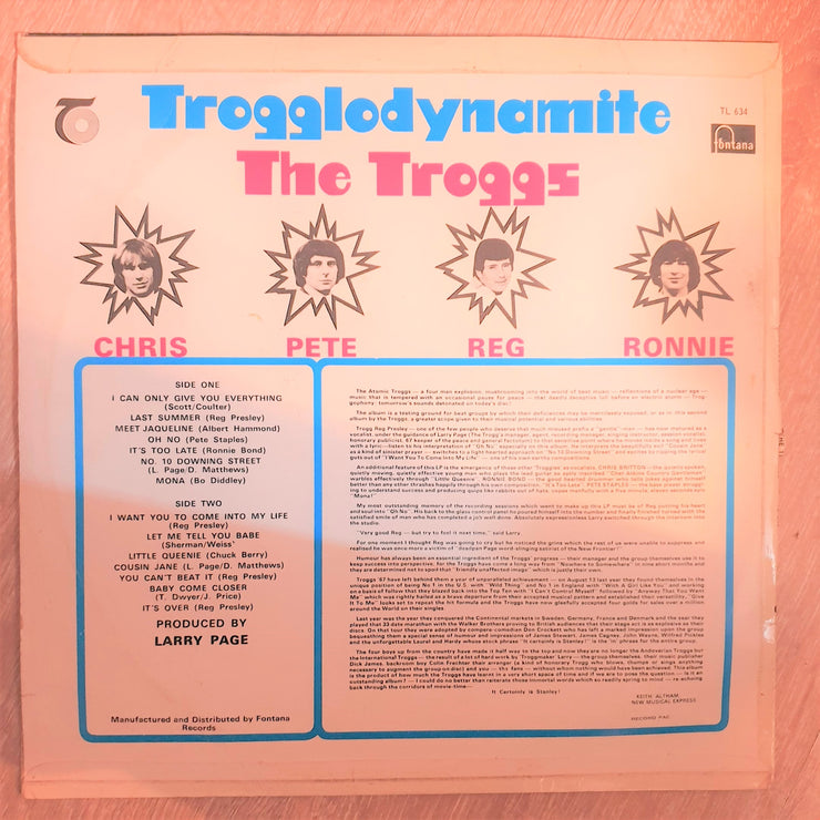 The Troggs ‎– Trogglodynamites - Vinyl LP Record - Opened  - Good+ Quality (G+) (Vinyl Specials) - C-Plan Audio
