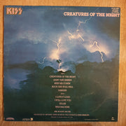 Kiss ‎– Creatures Of The Night - Vinyl LP Record - Opened  - Very-Good- Quality (VG-) - C-Plan Audio