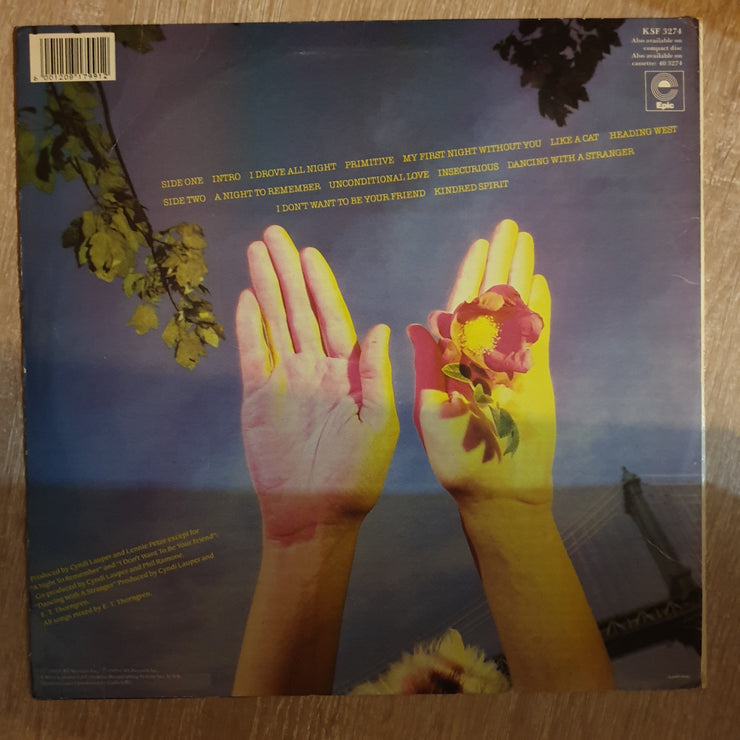 Cyndi Lauper ‎– A Night To Remember - Vinyl LP Record - Opened  - Very-Good  Quality (VG) - C-Plan Audio