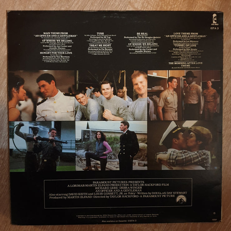 An Officer and a Gentleman - Original Soundtrack - Vinyl LP Record - Very-Good+ Quality (VG+) - C-Plan Audio