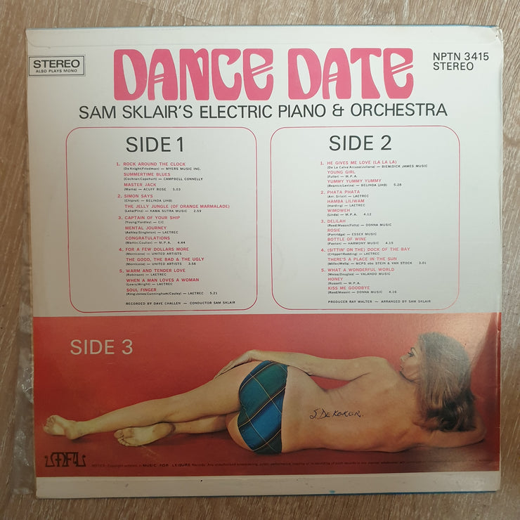 Sam Sklair - Dance Date - Vinyl LP Record - Opened  - Very-Good  Quality (VG) - C-Plan Audio