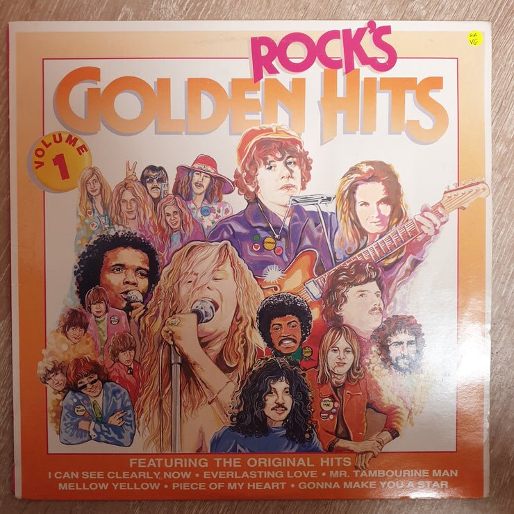 Rock's Golden Hits - Vol 1 - Vinyl LP Record - Opened  - Very-Good  Quality (VG) - C-Plan Audio