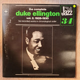 Duke Ellington ‎– The Complete Duke Ellington Vol. 2 1928-1930 - Double Vinyl LP Record - Very-Good+ Quality (VG+) - C-Plan Audio