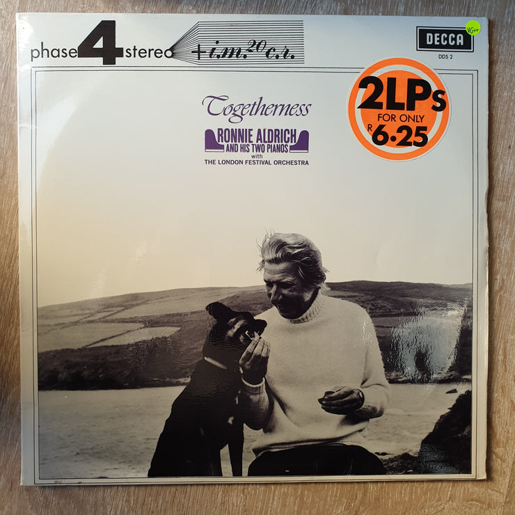 Ronnie Aldrich And His Two Pianos With The London Festival Orchestra ‎– Togetherness - Double Vinyl LP Record - Very-Good+ Quality (VG+) - C-Plan Audio