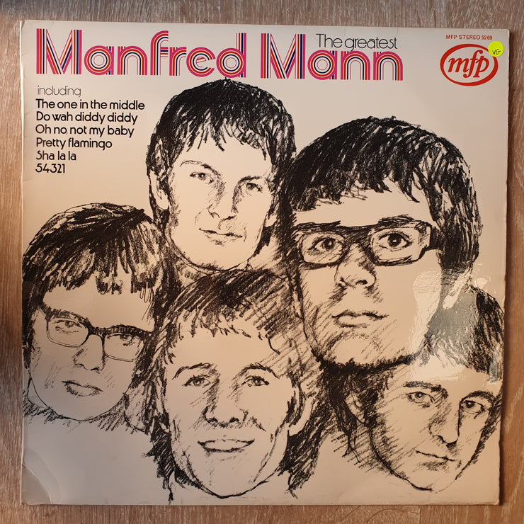 The Greatest Of Manfred Mann - Vinyl LP Record - Opened  - Very-Good  Quality (VG) - C-Plan Audio