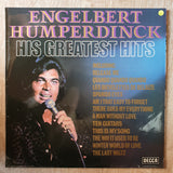 Engelbert Humperdinck ‎– His Greatest Hits - Vinyl LP Record - Opened  - Very-Good+ Quality (VG+) - C-Plan Audio