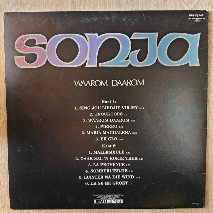 Sonja Herholdt ‎– Waarom Daarom - Vinyl LP Record - Opened  - Very-Good  Quality (VG) - C-Plan Audio