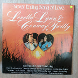 Conway Twitty & Loretta Lynn ‎– Never Ending Song of Love - Vinyl LP Record - Very-Good+ Quality (VG+) - C-Plan Audio