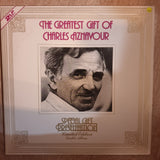 Charles Aznavour - The Greatest Gift Of..- Limited Edition - Special Gift Presentation - Double Vinyl LP Record - Very-Good+ Quality (VG+) - C-Plan Audio