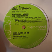Henry Mancini And His Orchestra ‎– Mancini Plays Mancini (And Other Composers)  ‎– Vinyl LP Record - Very-Good+ Quality (VG+) - C-Plan Audio
