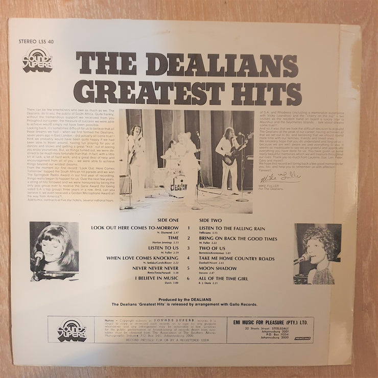 The Dealians Greatest Hits – Vinyl LP Record - Very-Good+ Quality (VG+) - C-Plan Audio