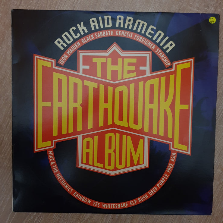 Rock Aid Armenia ‎– The Earthquake Album ‎–  Vinyl LP Record - Very-Good+ Quality (VG+) - C-Plan Audio