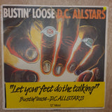 D. C. Allstars ‎– Bustin' Loose- Vinyl LP Record - Very-Good+ Quality (VG+) - C-Plan Audio