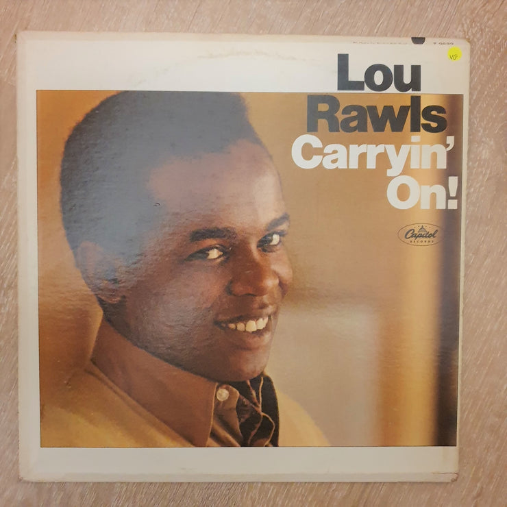 Lou Rawls ‎– Carryin' On! - Vinyl LP Record - Opened  - Very-Good  Quality (VG) - C-Plan Audio