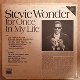 Stevie Wonder ‎– For Once In My Life - Vinyl LP Record - Opened  - Very-Good- Quality (VG-) - C-Plan Audio