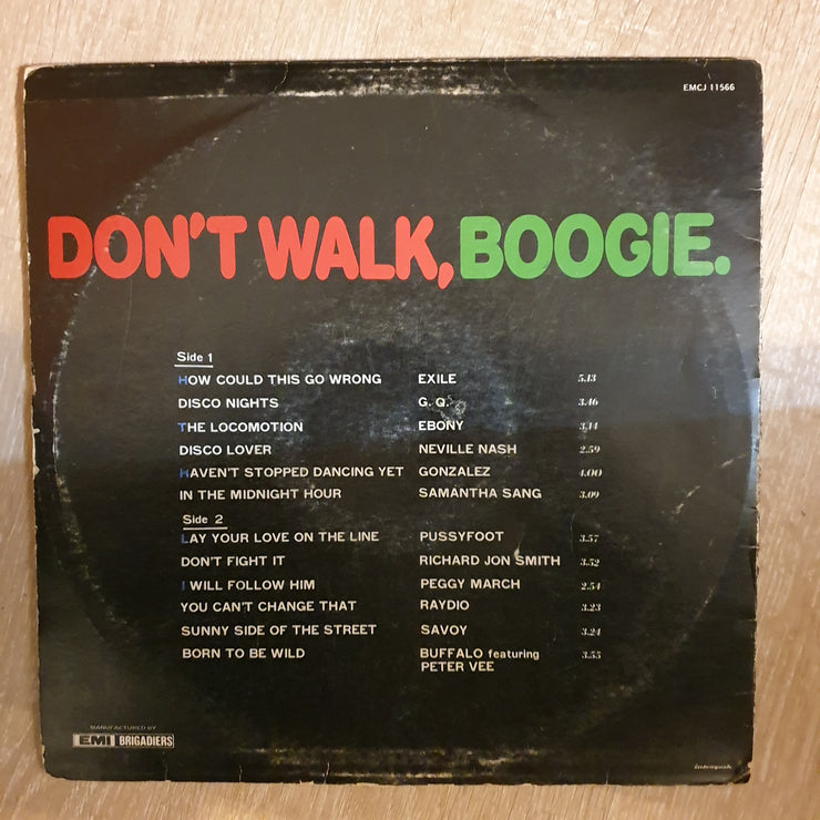 Don't Walk - Boogie - Great Disco Sounds from EMI  - Vinyl LP Record - Opened  - Good+ Quality (G+) - C-Plan Audio