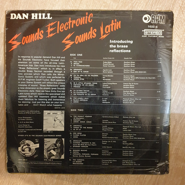Dan Hill - Sounds Latin - Vinyl LP Record - Opened  - Good+ Quality (G+) - C-Plan Audio