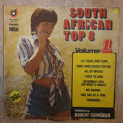 South African Top 8 Vol 1  - Vinyl LP Record - Opened  - Fair Quality (F) - C-Plan Audio