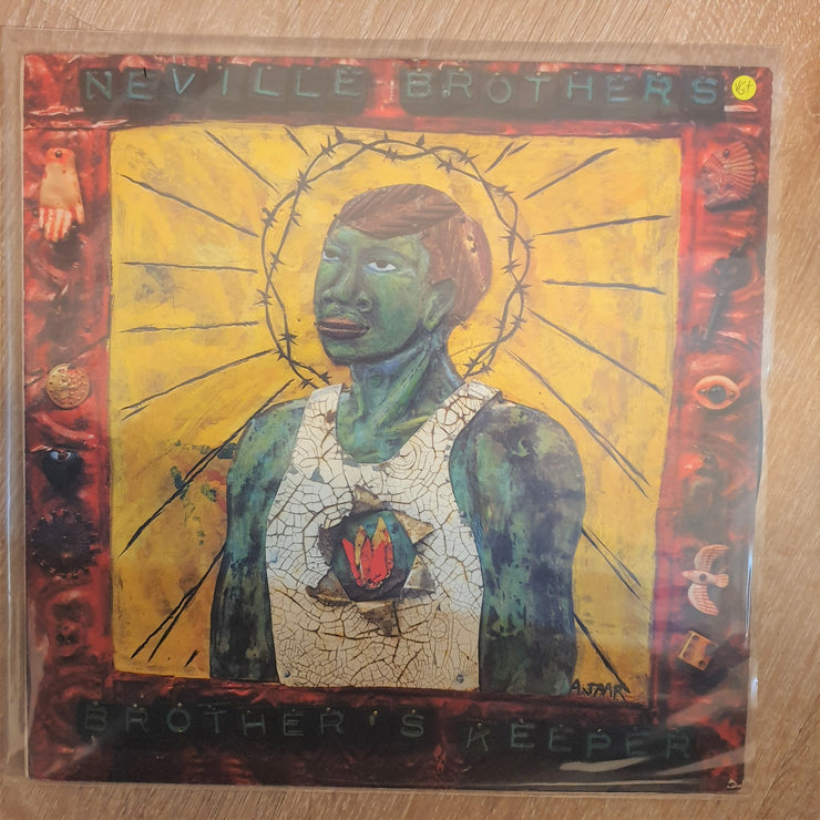 The Neville Brothers ‎– Brother's Keeper - Vinyl LP Record - Very-Good+ Quality (VG+) - C-Plan Audio